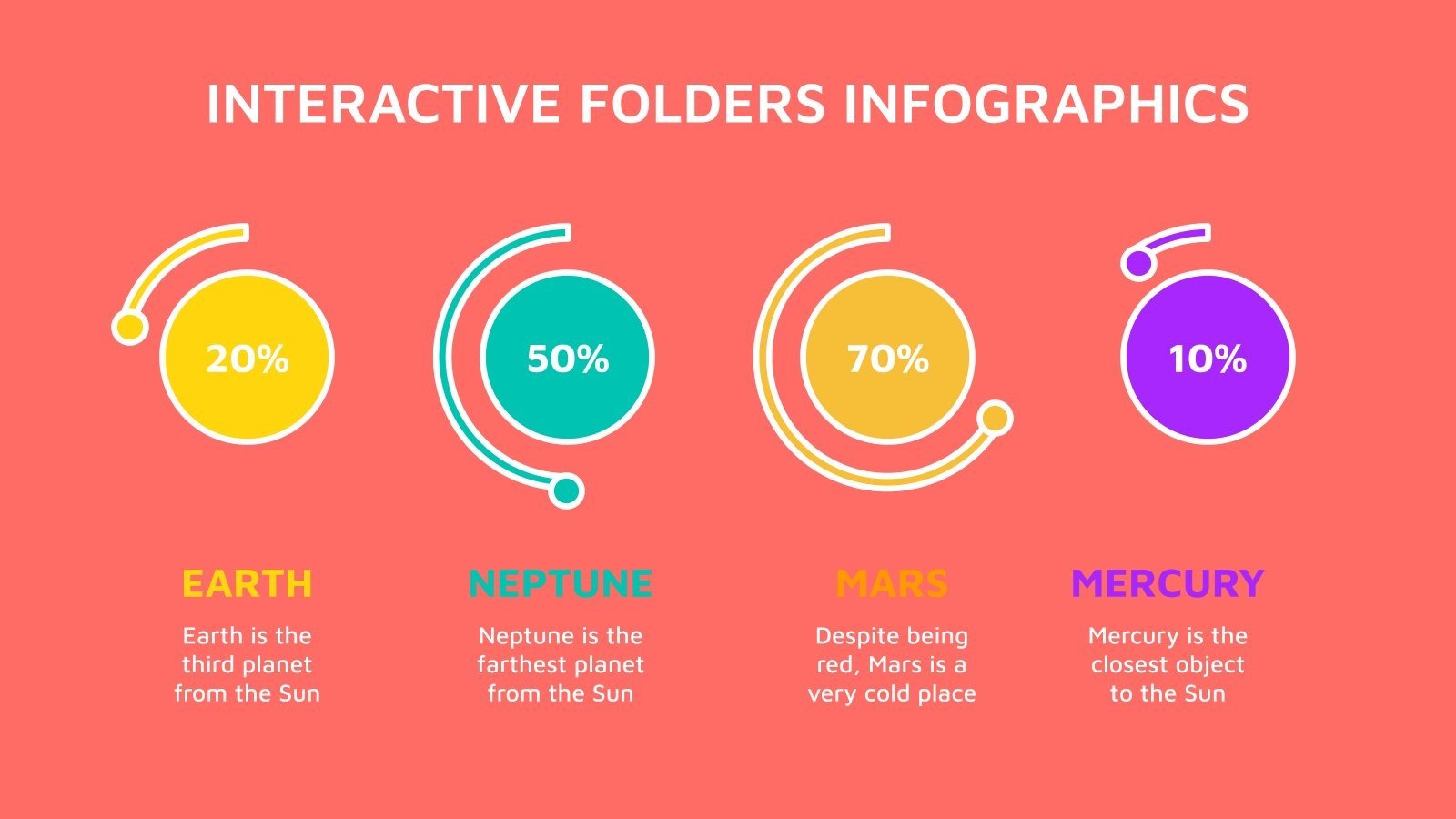 Interactive Folders Infographics Google Slides and PPT