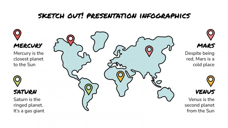 Modelo de apresentação Infográficos Rabisque!