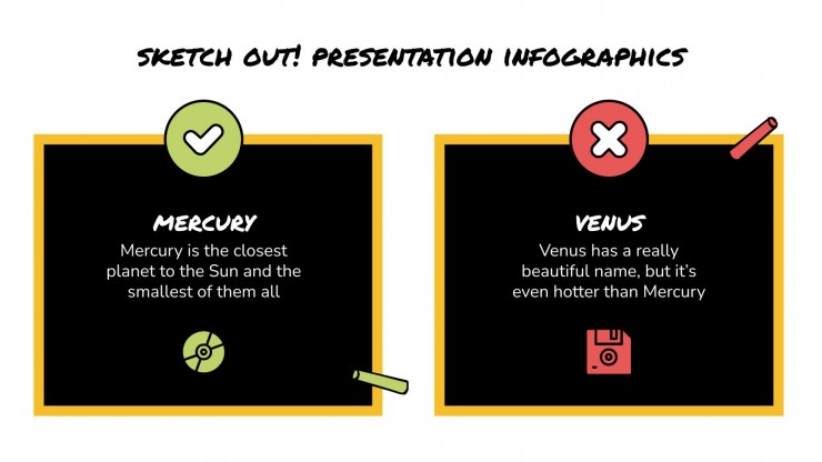 Sketch Out! Infographics presentation template 