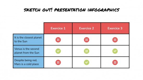 Sketch Out! Infographics presentation template 