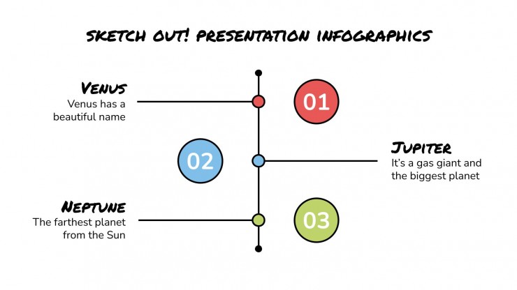 Lass uns malen! Infografiken Präsentationsvorlage