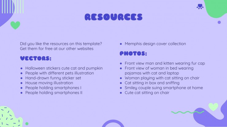 Adopt a Cat App presentation template 