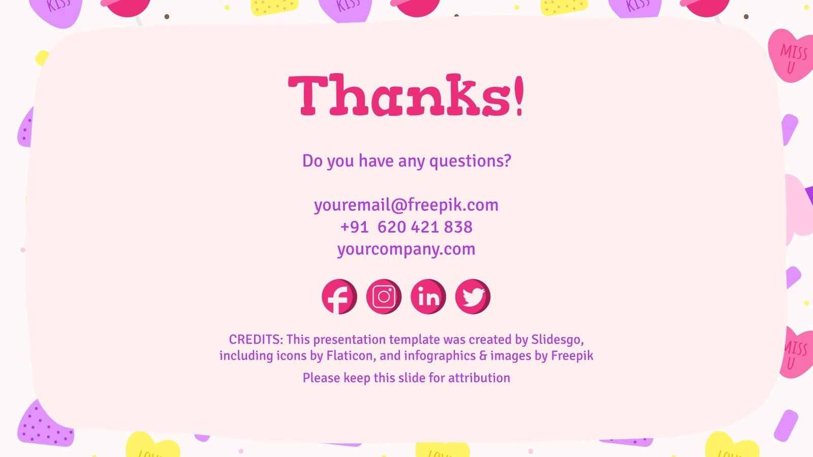 Candy Store Business Plan Google Slides And PPT Template