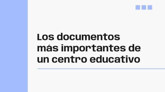 교육 기관의 가장 중요한 문서 프레젠테이션 템플릿