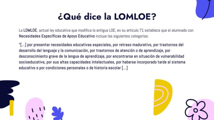 Specific Educational Support Needs presentation template 