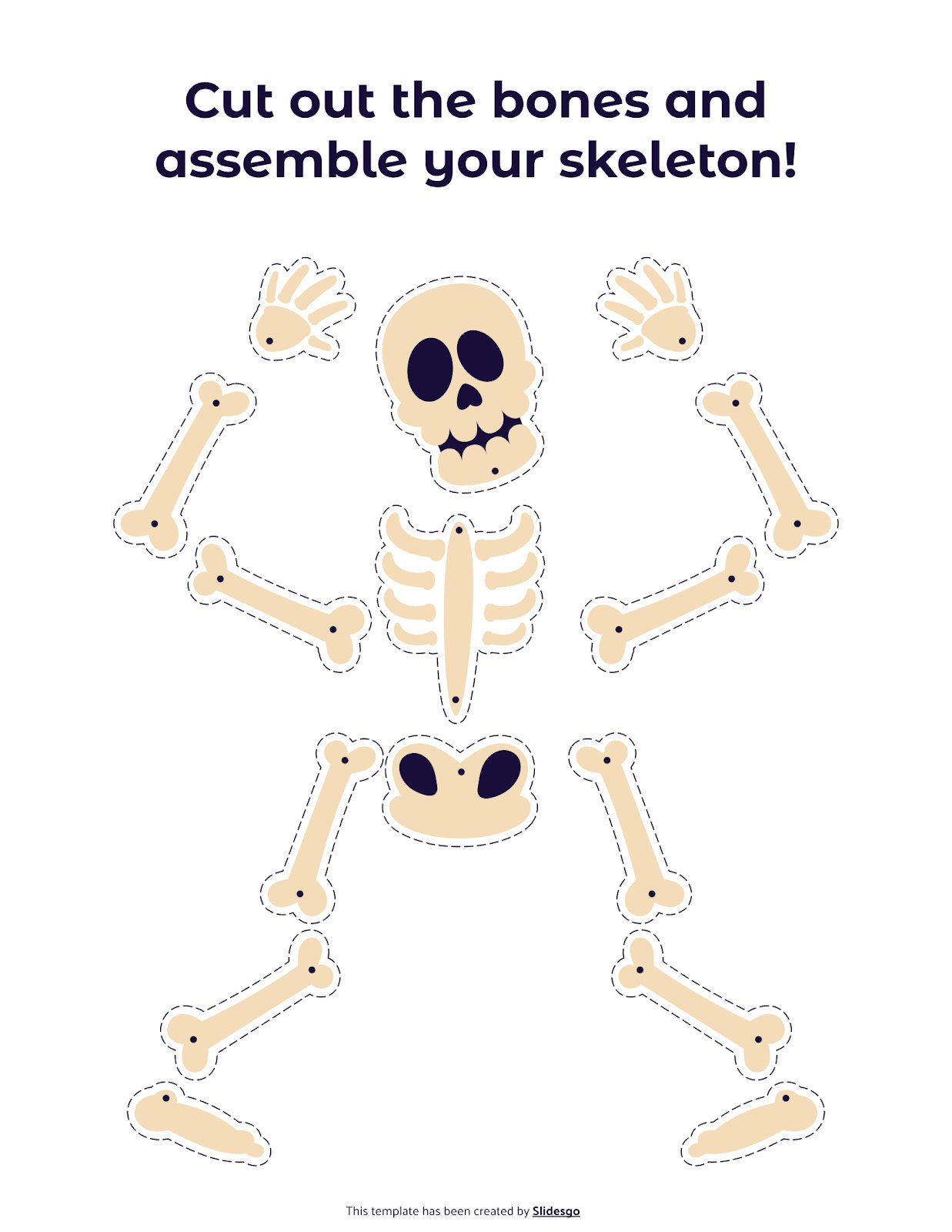 Stage Skelleton Script Skelleton Cut-outs Template