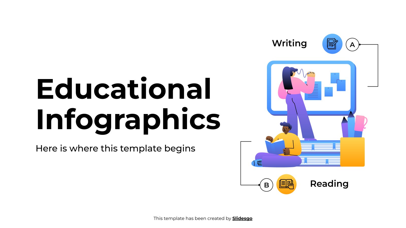 Educational Infographics presentation template 