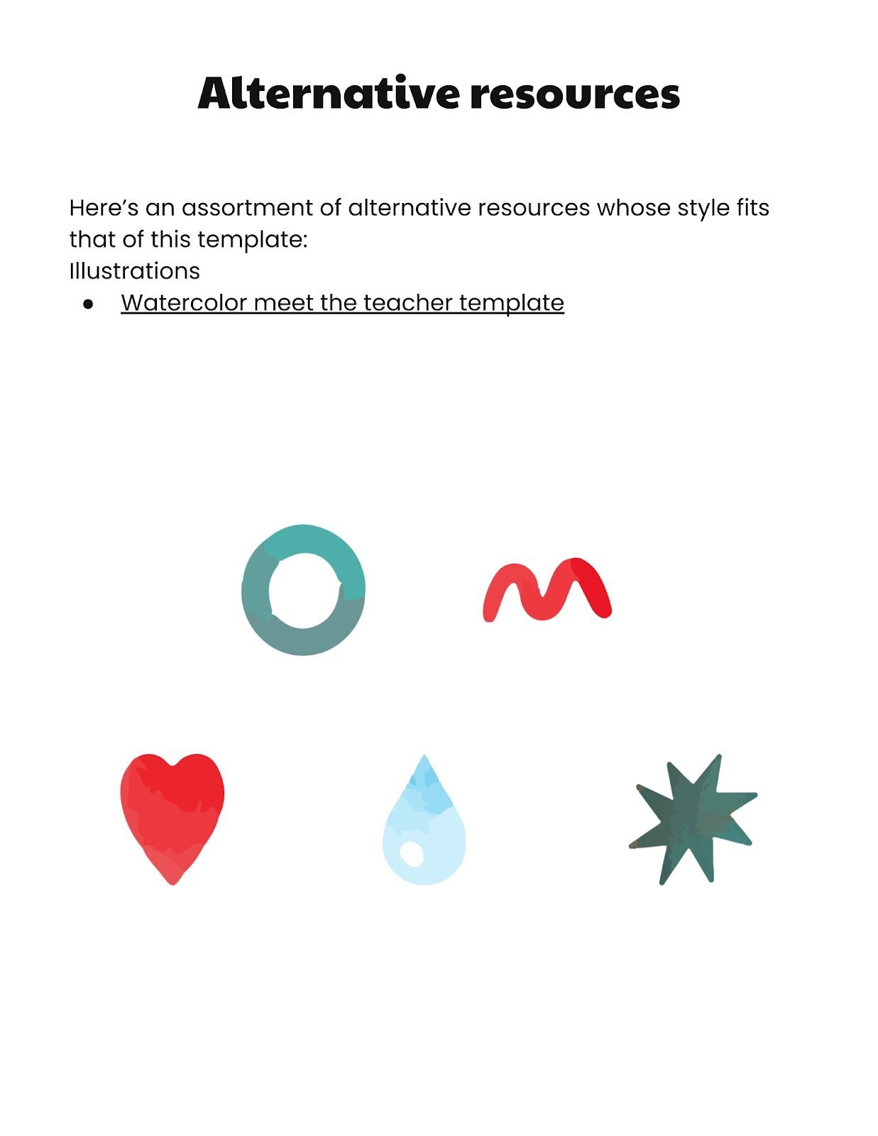 Meet the Teacher Handout Template