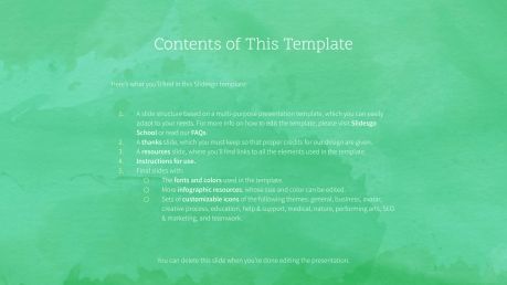 Watercolor Background Google Slides & PowerPoint Template