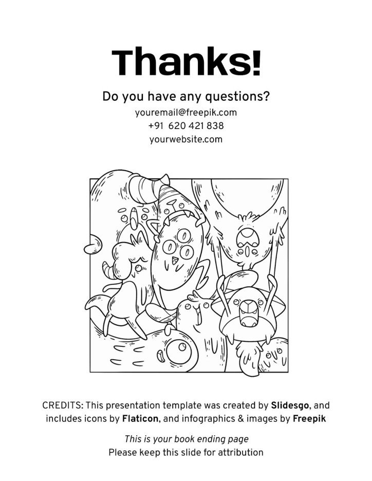 Halloween Coloring Book Template