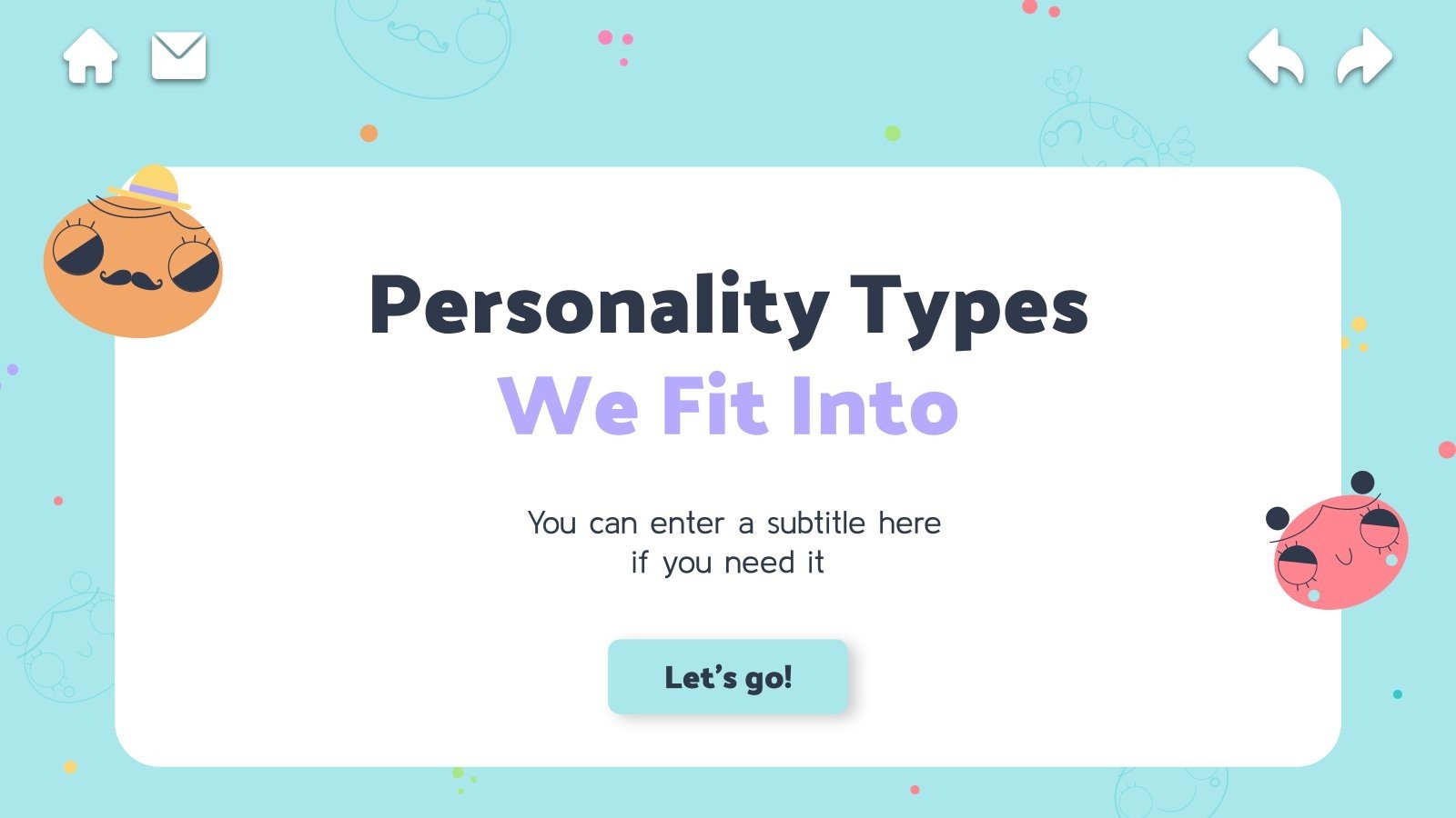 Interactive Personality Quiz Google Slides & PPT template