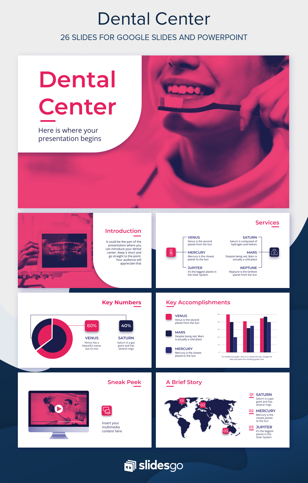 Page 2 | Dental Center Google Slides Theme and PowerPoint Template