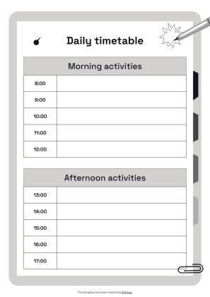 Notebook Planners for High School Tests presentation template 