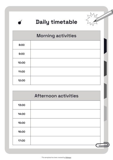 Notebook Planners for High School Tests presentation template 
