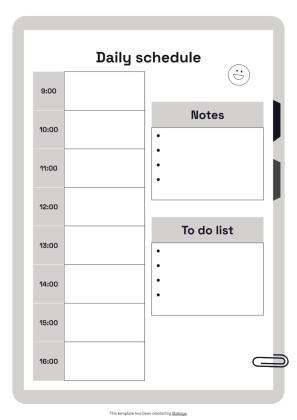 Notebook Planners for High School Tests presentation template 