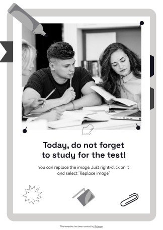 Notebook Planners for High School Tests presentation template 