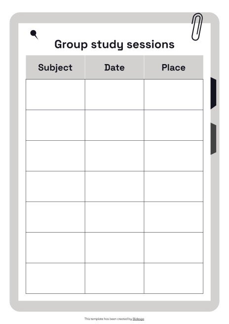 Notebook Planners for High School Tests presentation template 