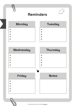 Notebook Planners for High School Tests presentation template 