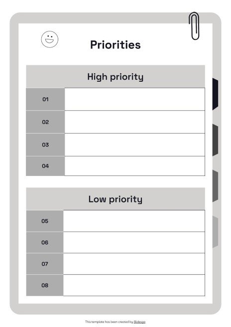 Notebook Planners for High School Tests presentation template 