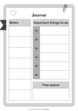 Notebook Planners for High School Tests presentation template 