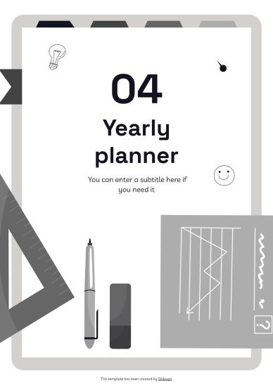 Notebook Planners for High School Tests presentation template 