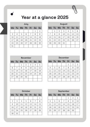 Notebook Planners for High School Tests presentation template 