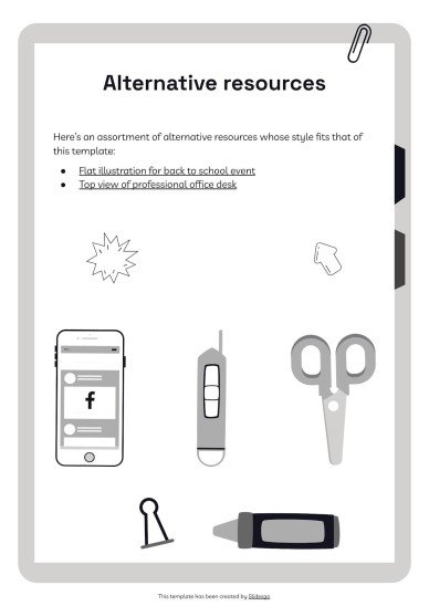 Notebook Planners for High School Tests presentation template 