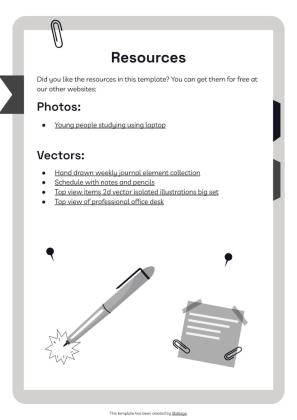 Notebook Planners for High School Tests presentation template 