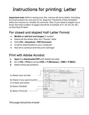 Plantilla de presentación Libro para colorear de sirena