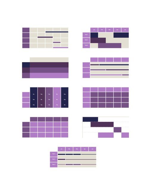Color Pencil Cut-outs presentation template 