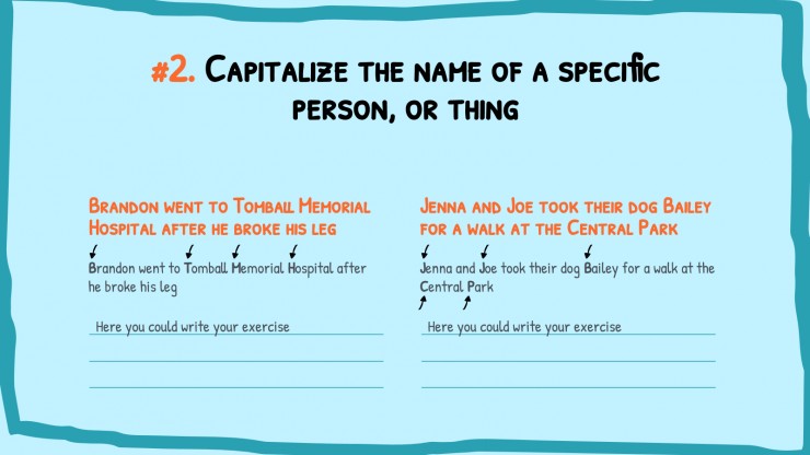 English Language Grammar Rules presentation template
