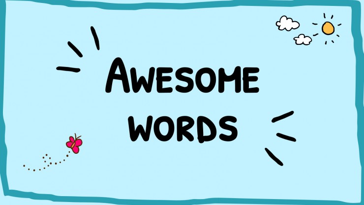 English Language Grammar Rules presentation template