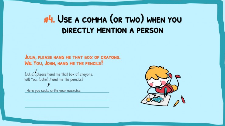English Language Grammar Rules presentation template
