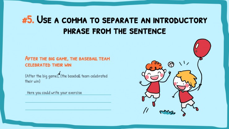 English Language Grammar Rules presentation template
