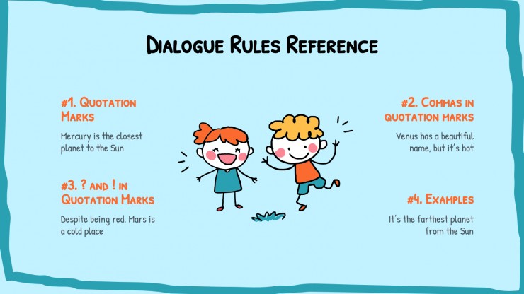 English Language Grammar Rules presentation template