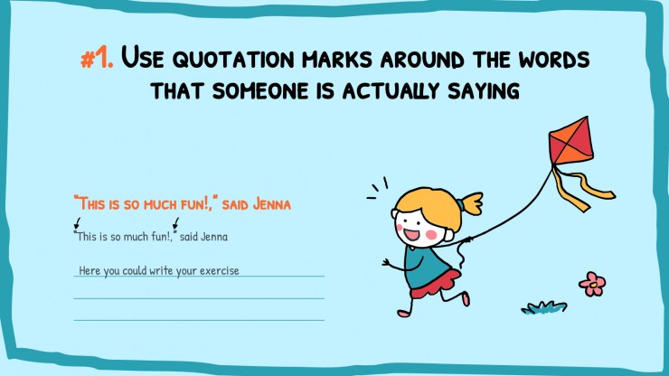 English Language Grammar Rules presentation template