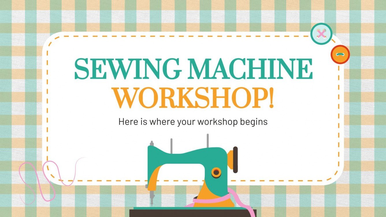 Sewing Machine Google Slides & PPT template