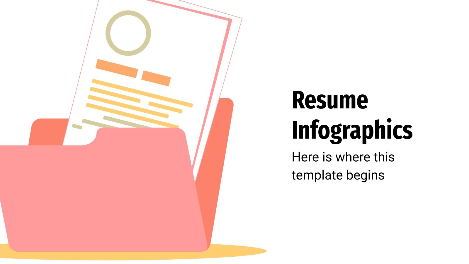 Infographies de CV Modèles de présentation
