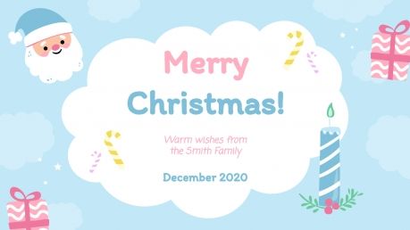 Cute Greeting Cards presentation template