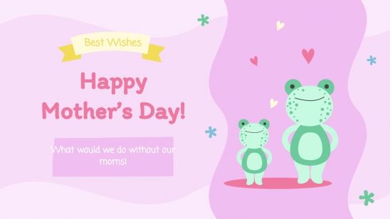 Cute Greeting Cards presentation template