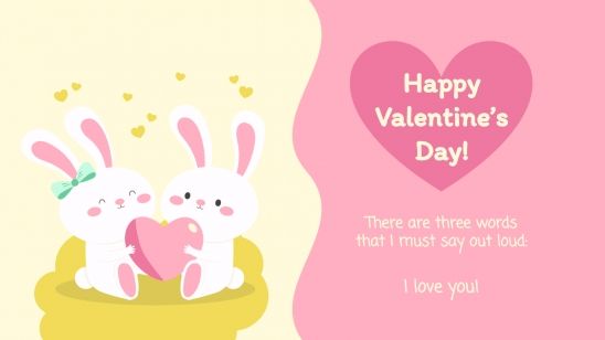 Cute Greeting Cards presentation template