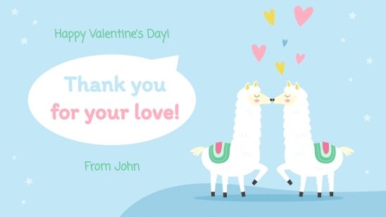 Cute Greeting Cards presentation template