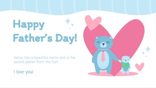 Cute Greeting Cards presentation template