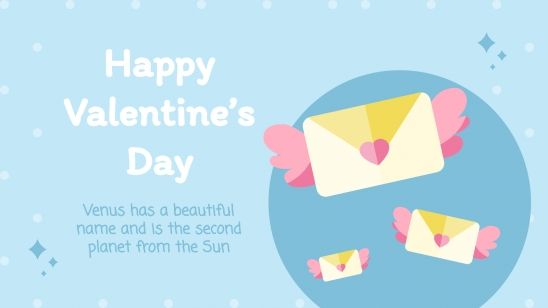 Cute Greeting Cards presentation template