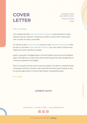 Canoni Memphis CV presentation template