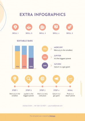 Canoni Memphis CV presentation template