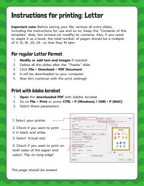 Farben-Handout Präsentationsvorlage