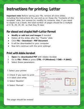 Farben-Handout Präsentationsvorlage