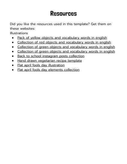 Farben-Handout Präsentationsvorlage