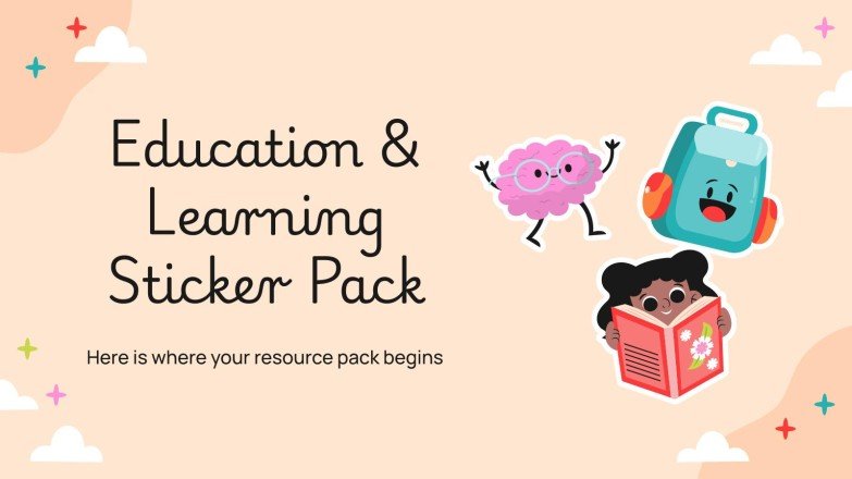 Kostenlose Stickerpack Google Slides- und PowerPoint-Vorlagen für ...